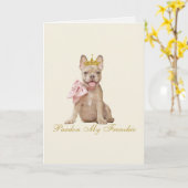 フランス語 カード (黄色い花)