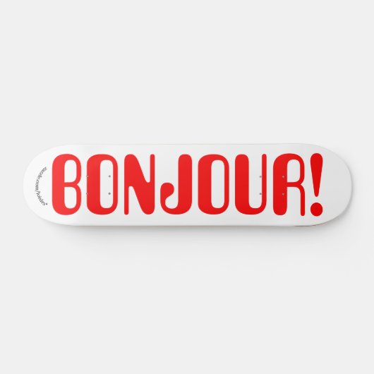 フランス語 スケートボード (横)