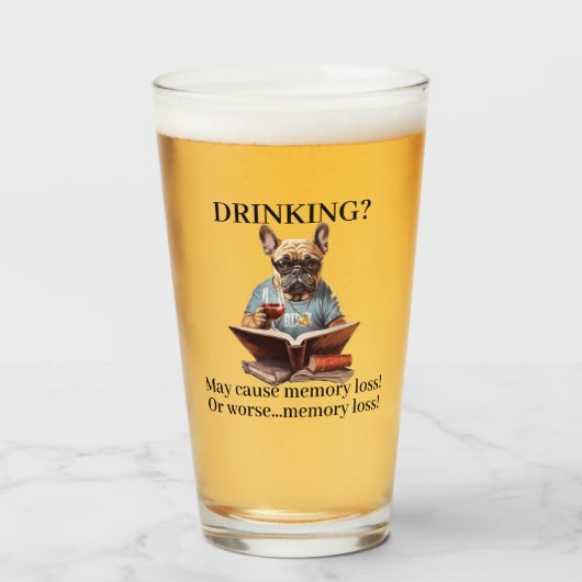 フランス読人の飲酒は記憶喪失を引き起こす タンブラーグラス (ドリンク正面)