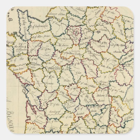 フランス諸省 スクエアシール (正面)