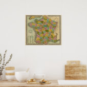 フランス諸省 ポスター (キッチン)