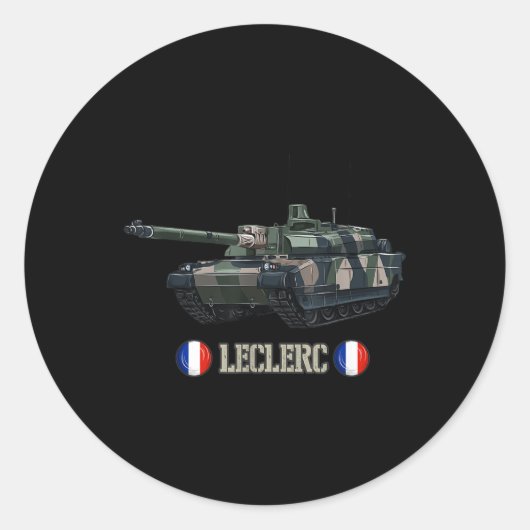 フランス軍隊モダン大戦主戦車レッカー ラウンドシール (正面)