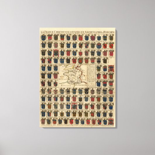 フランス軍隊 キャンバスプリント (正面)