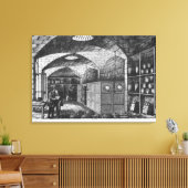 フランス銀行地下, 1897 キャンバスプリント (インサイチュ (リビング))