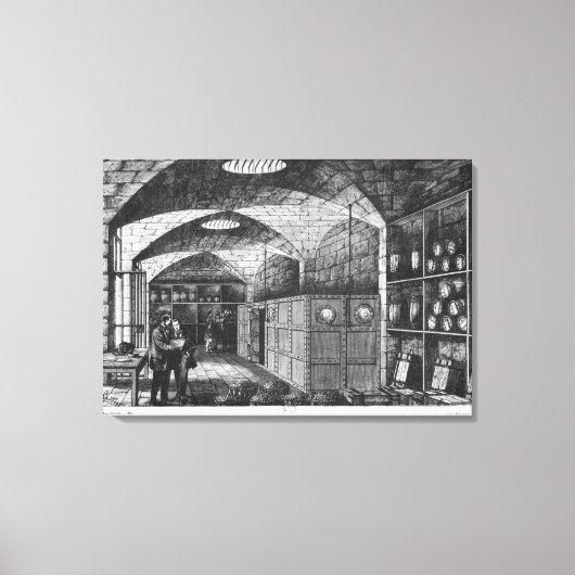 フランス銀行地下, 1897 キャンバスプリント (正面)