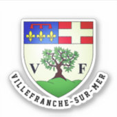 フランス階級ヴィルフランシュ・シュルメールの紋章 シール (正面)