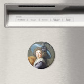 フランス革命時代の貴婦人の肖像 マグネット (インサイチュ (食洗機))