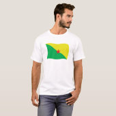 フランス領ギアナの旗のTシャツ Tシャツ (正面フル)