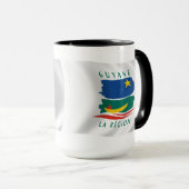フランス領ギアナの旗マグカップ マグカップ (正面右)