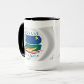 フランス領ギアナの旗マグカップ マグカップ (正面左)