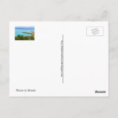 フランス領ポリネシアのモーレアの美しいポストカード ポストカード (裏面)