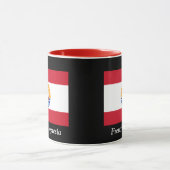 フランス領ポリネシアの旗 マグカップ (中央)