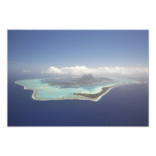 フランス領ポリネシア、タヒチ、ボラボラ島 フォトプリント