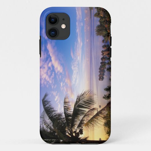 フランス領ポリネシア、ムーア島。バイエ・デ・ヴァイアルの眺め Case-Mate iPhoneケース (裏面)