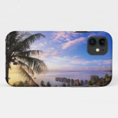 フランス領ポリネシア、ムーア島。バイエ・デ・ヴァイアルの眺め Case-Mate iPhoneケース (裏面(横))