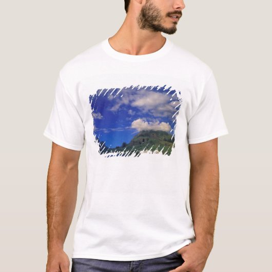 フランス領ポリネシア、モーレア島。クック湾。クルーズ船3 Tシャツ (正面)