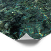 フランス領ポリネシア、モーレア島。クック湾。クルーズ船 ポスター (角)