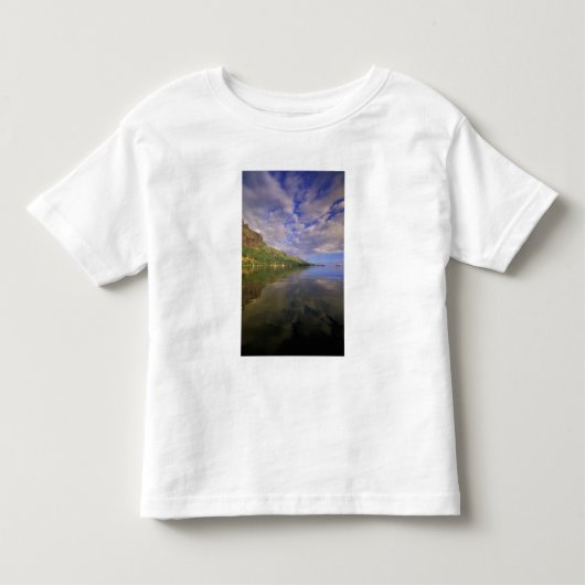 フランス領ポリネシア、モーレア島。クック湾。クルーズ船 2 トドラーTシャツ (正面)