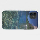 フランス領ポリネシア、モーレア島。クック湾。クルーズ船 Case-Mate iPhoneケース (裏面(横))