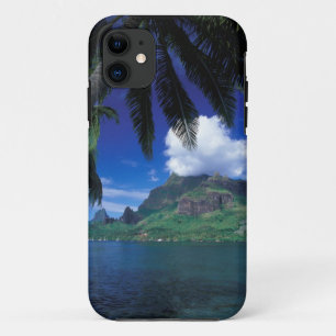 フランス領ポリネシア、モーレア島。クック湾。緑 iPhone 11 ケース