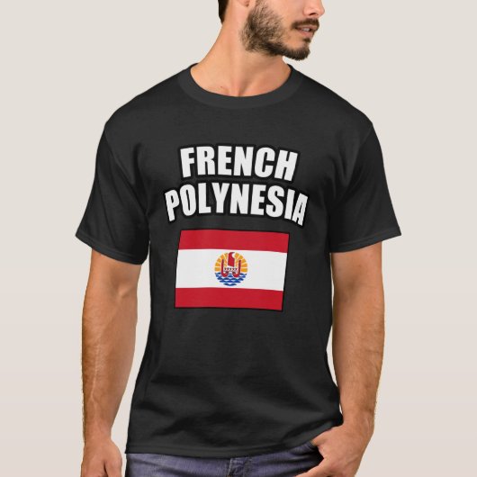 フランス領ポリネシア Tシャツ (正面)
