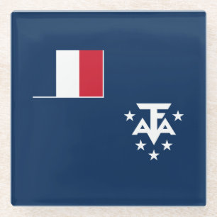 フランス領南方・南極地域 ガラスコースター