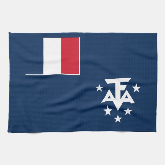 フランス領南方・南極地域 キッチンタオル (横)