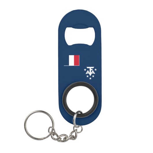 フランス領南方・南極地域 キーホルダー栓抜き (正面)