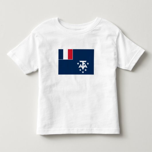 フランス領南方・南極地域 トドラーTシャツ (正面)