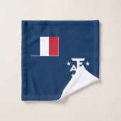 フランス領南方・南極地域 バスタオルセット (ウォッシュタオル)
