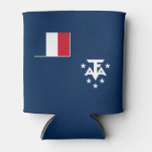 フランス領南方・南極地域 缶クーラー (正面)