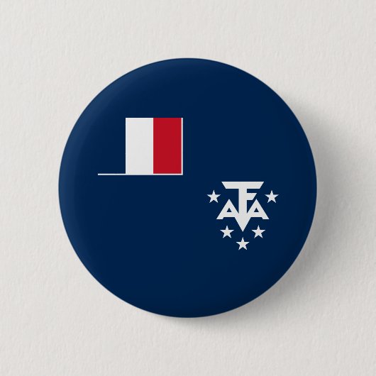 フランス領南方・南極地域 缶バッジ (正面)