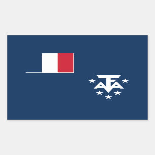 フランス領南方・南極地域 長方形シール