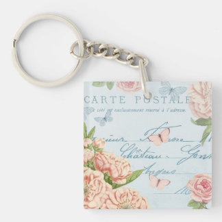 フランス風の花のキーホルダー キーホルダー