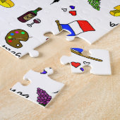 フランス風インプリケーションジグソーパズル ジグソーパズル (側面)