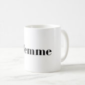 フランス風フェミニンなデザイン コーヒーマグカップ (正面右)
