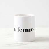 フランス風フェミニンなデザイン コーヒーマグカップ (中央)