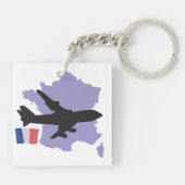フランス飛んでいるへ キーホルダー (裏面)