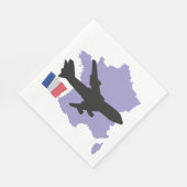 フランス飛んでいるへ スタンダードランチョンナプキン (角)