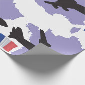 フランス飛んでいるへ ラッピングペーパー