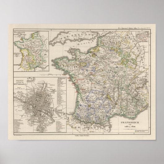フランス1461年から1610年 ポスター (正面)