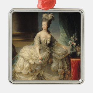 フランス1779年のMarieアントワネットの女王 メタルオーナメント