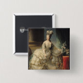 フランス1779年のMarieアントワネットの女王 缶バッジ (正面&裏面)
