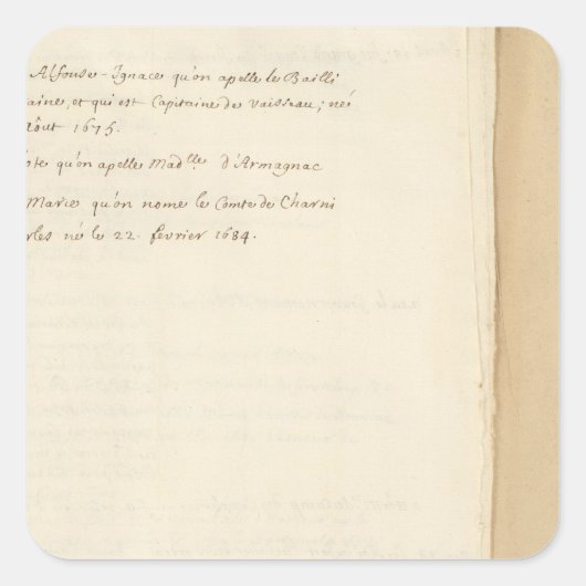 フランス25 スクエアシール (正面)