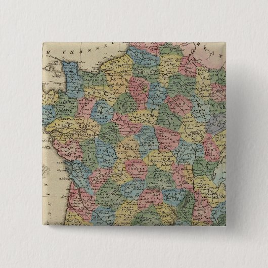 フランス25 缶バッジ (正面)