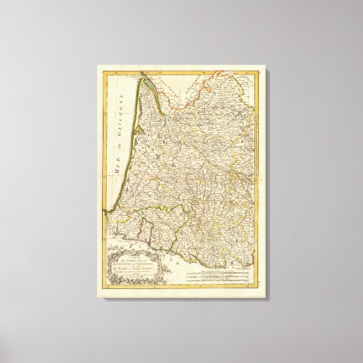 フランス26 キャンバスプリント (正面)