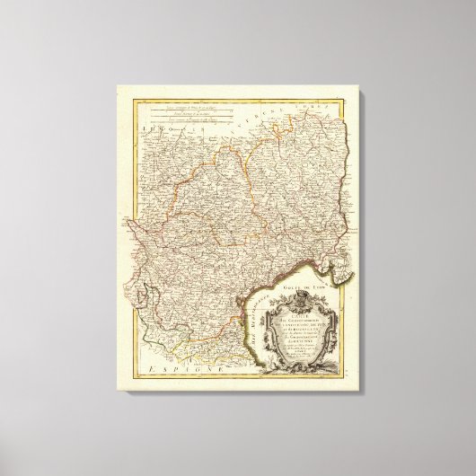 フランス27 キャンバスプリント (正面)