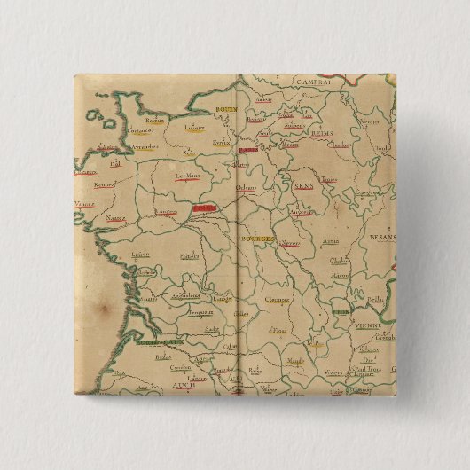 フランス32 缶バッジ (正面)