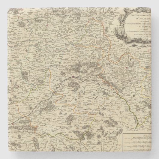 フランス48 ストーンコースター (正面)