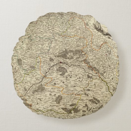 フランス48 ラウンドクッション (正面)